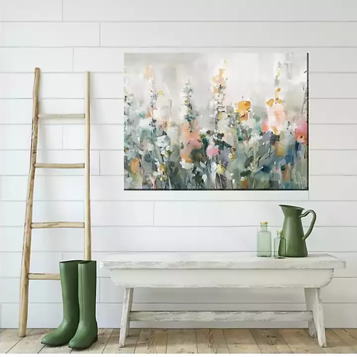 Cheap Ethereal Floral Outdoor Canvas Art Print Outdoor Wall Decor