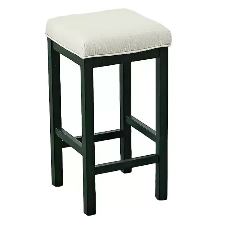 Best Sale Evergreen and White Counter Stools, Set of 2 Bar Stools & Counter Height Stools