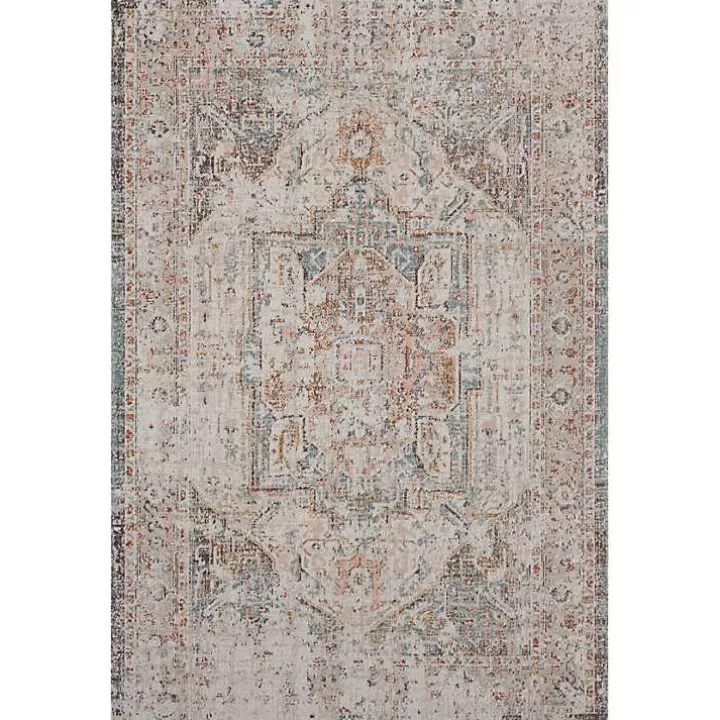 Sale Faded Turkish Indoor/Outdoor Area Rug, 5x7 Outdoor Rugs