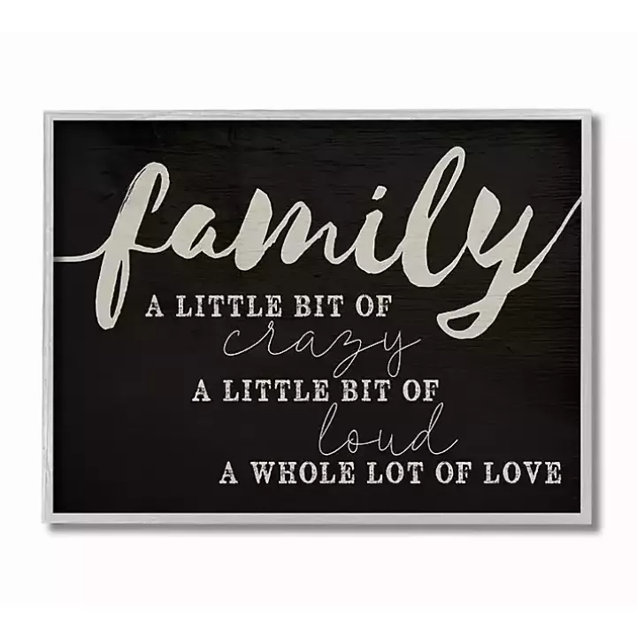 Online Family A Whole Lot Of Love Framed Wall Plaque Wall Quotes & Signs