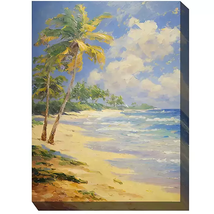 Cheap Faraway Island Outdoor Canvas Art Print Outdoor Wall Decor