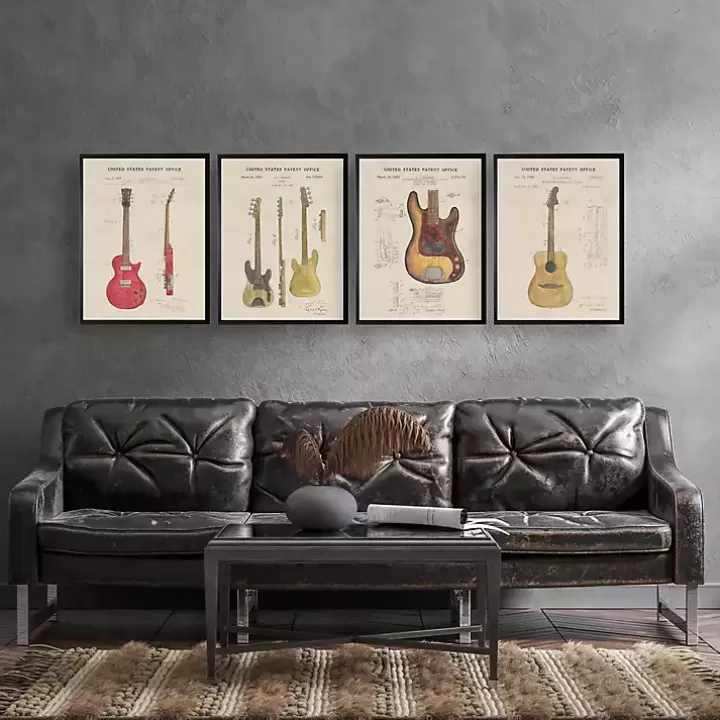 Shop Fender Electric Guitar Framed Art Print Framed Art