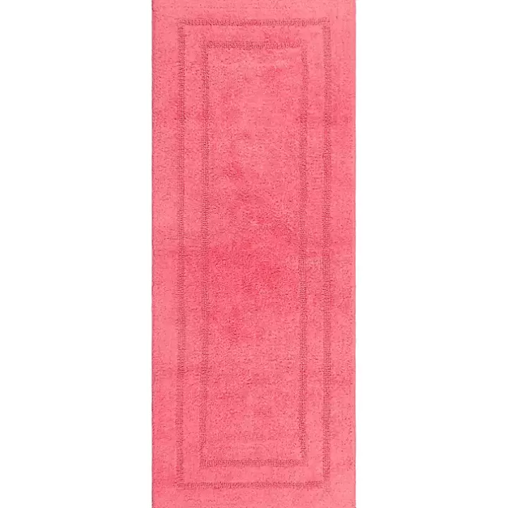 Shop Fiesta Plush Reversible Cotton Bath Mat, 60 in. Bathroom Rugs