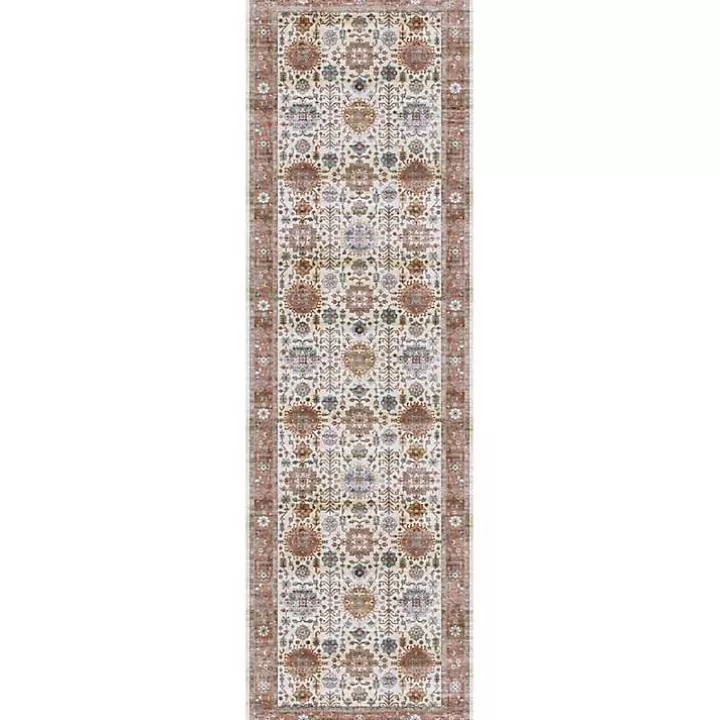 Flash Sale Fiona Vintage Bordered Runner, 2x7 Area Rugs
