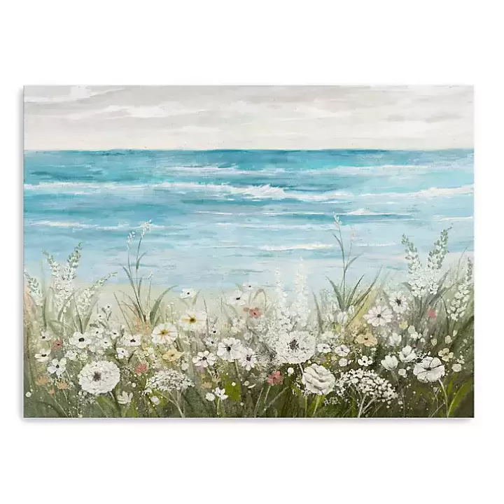 Cheap Floral Coast Canvas Art Print, 32x24 in. Canvas Art