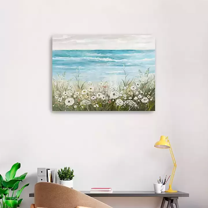 Cheap Floral Coast Canvas Art Print, 32x24 in. Canvas Art