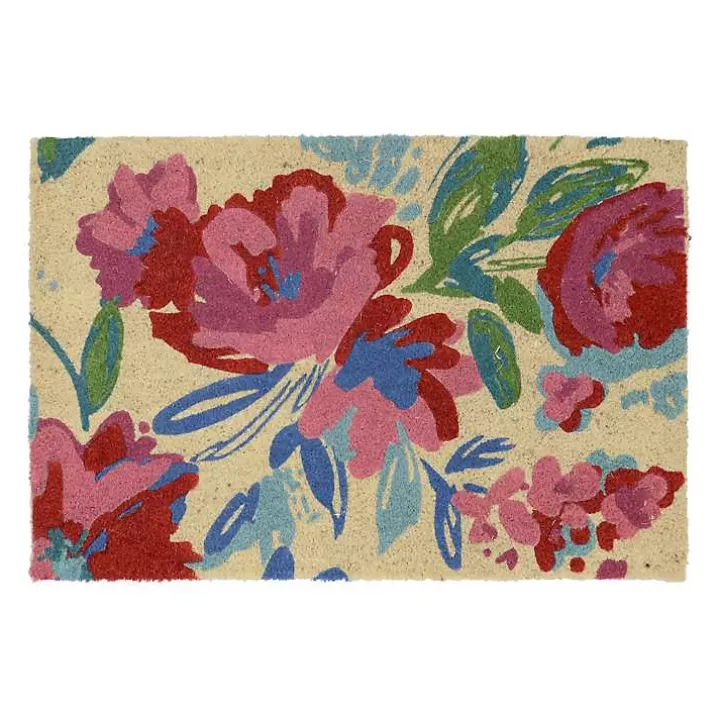Hot Floral Doormat Doormats