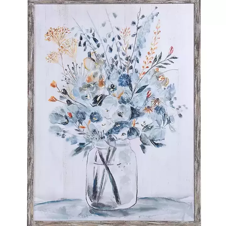 Flash Sale Floral In A Jar II Framed Wall Art Print Framed Art