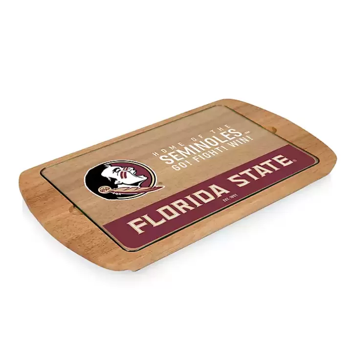 Cheap Florida State Wood and Glass Serving Board Serving & Entertaining