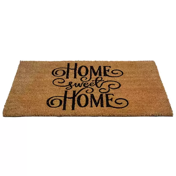 Clearance Flourish Script Home Sweet Home Coir Doormat Doormats