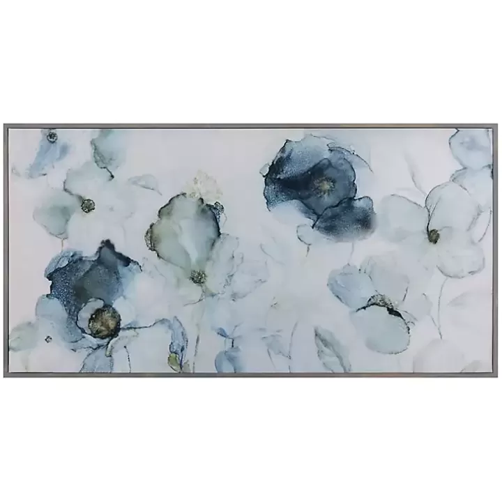 Fashion Flowering Indigo Floral Framed Art Print Framed Art