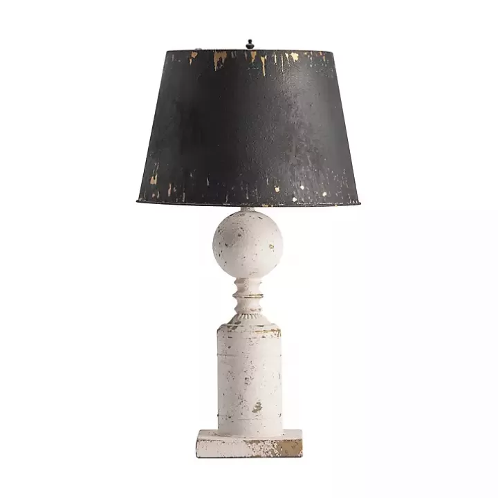 Fashion Fran Farmhouse Metal Shade Table Lamp Table Lamps