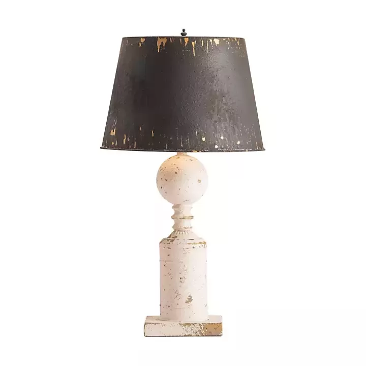 Fashion Fran Farmhouse Metal Shade Table Lamp Table Lamps