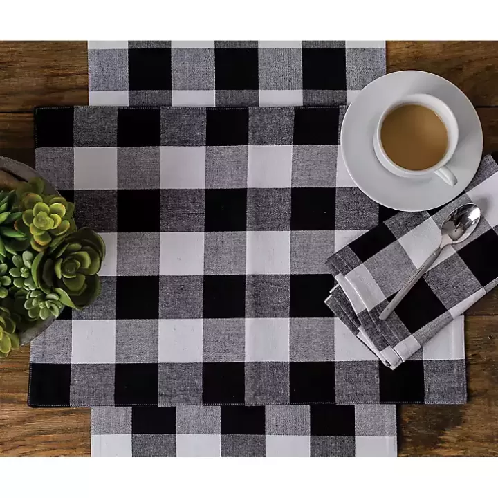 Discount Franklin Gingham Napkins, Set of 6 Table Linens