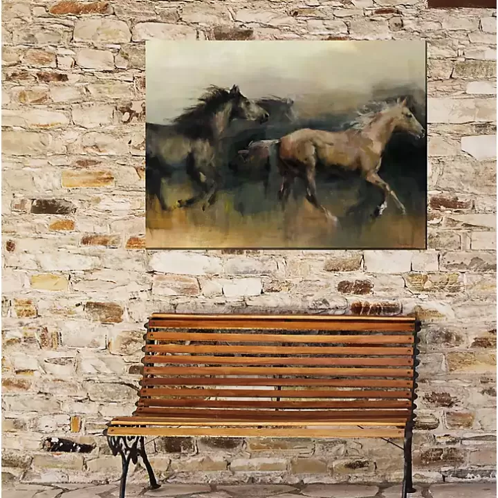 Sale Free Rein Outdoor Canvas Art Print Outdoor Wall Decor