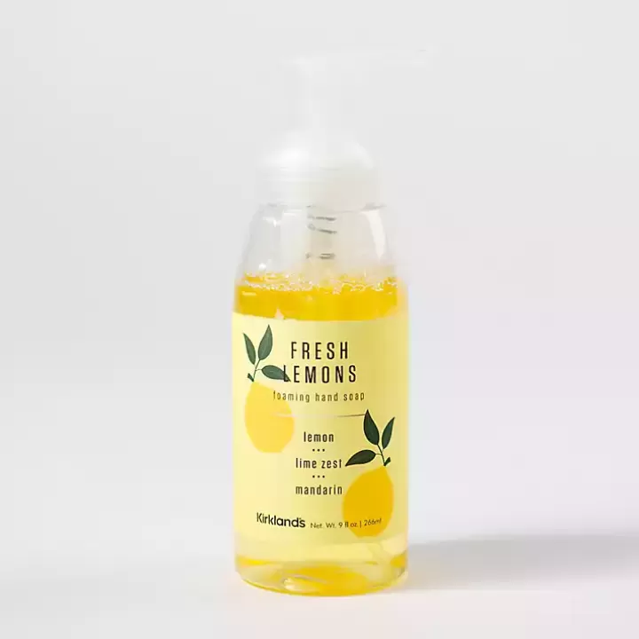 Outlet Fresh Lemons Foaming Hand Soap Bathroom Accessories