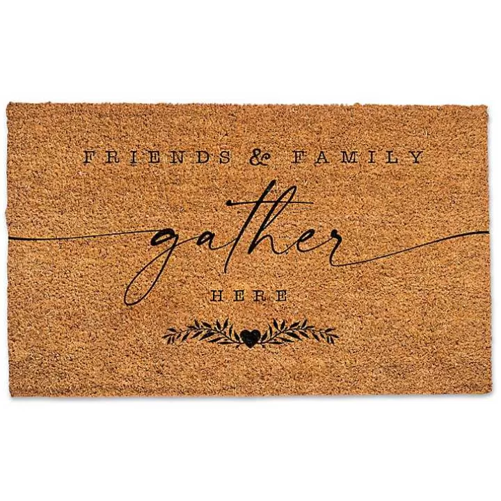 Fashion Friends & Family Gather Here Doormat Doormats