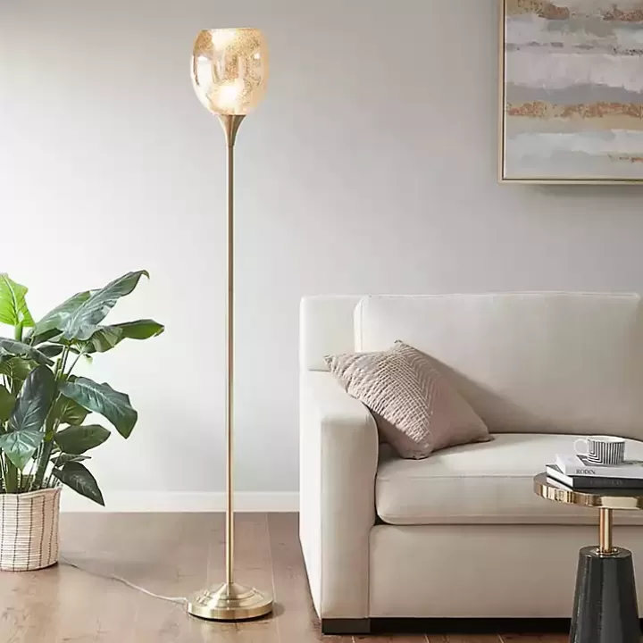 Sale Frosted Starlight Golden Floor Lamp Floor Lamps