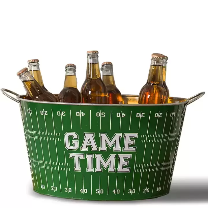 Sale Game Time Football Beverage Bucket Serving & Entertaining