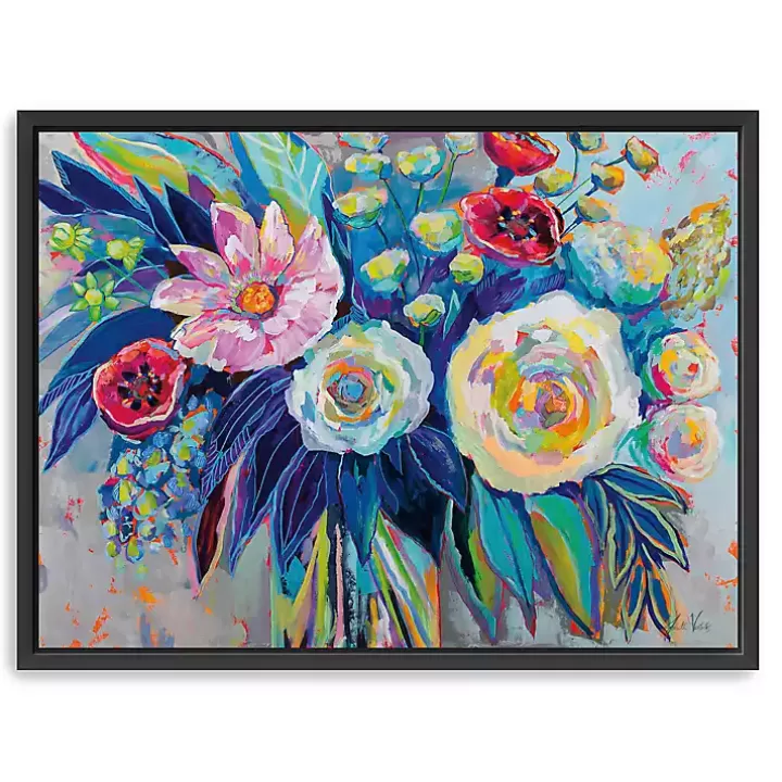 Hot Garden Variety Framed Canvas Art Print Framed Art
