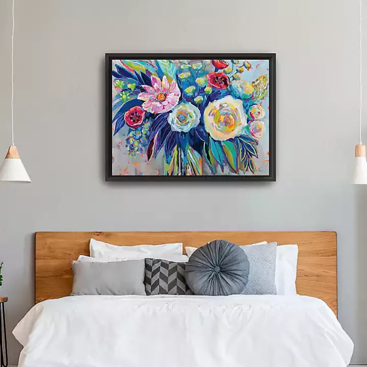 Hot Garden Variety Framed Canvas Art Print Framed Art