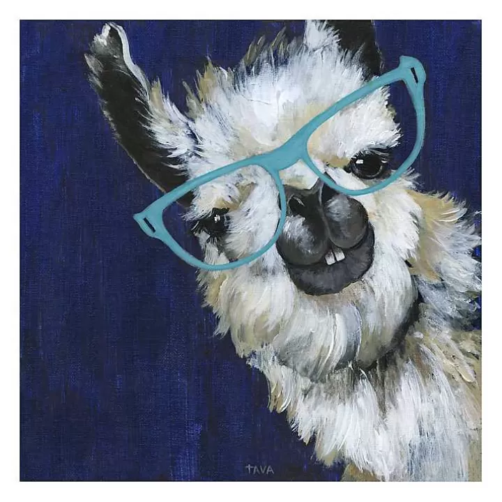 New Gentlemen Llama Canvas Art Print Canvas Art