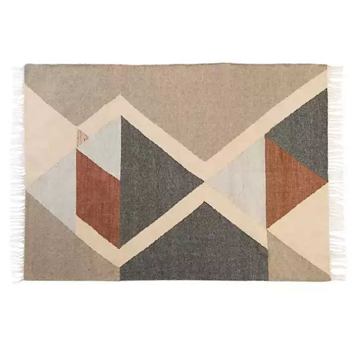 Cheap Geometric Diamonds Area Rug, 8x10 Area Rugs