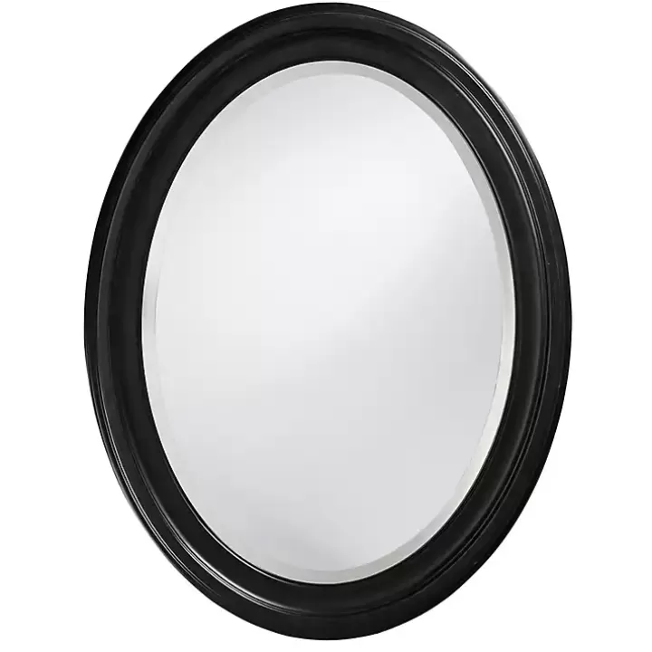 Best Sale George Ridged Oval Wall Mirror Decorative Mirrors