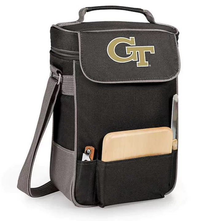 Store Georgia Tech Yellow Jackets Wine & Cheese Tote Barware