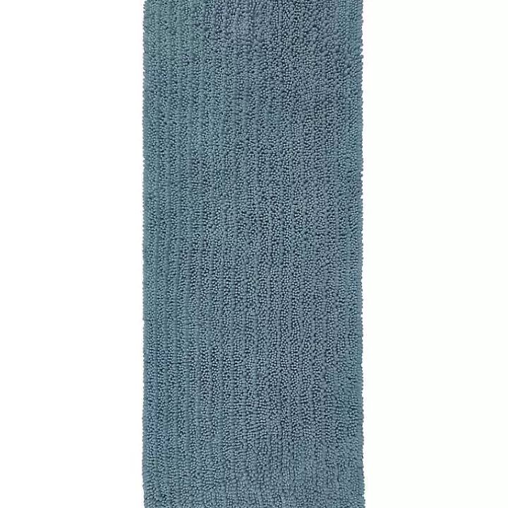 New Glacier Lofty Pile Chenille Bath Mat, 45 in. Bathroom Rugs