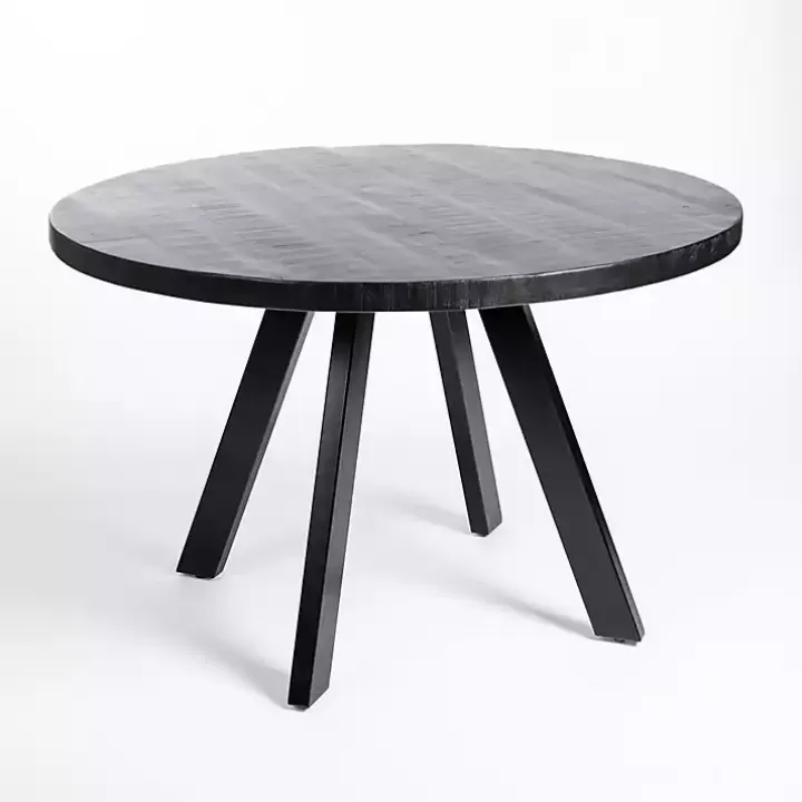 Best Sale Glenn Midnight Wood Dining Table Dining Tables