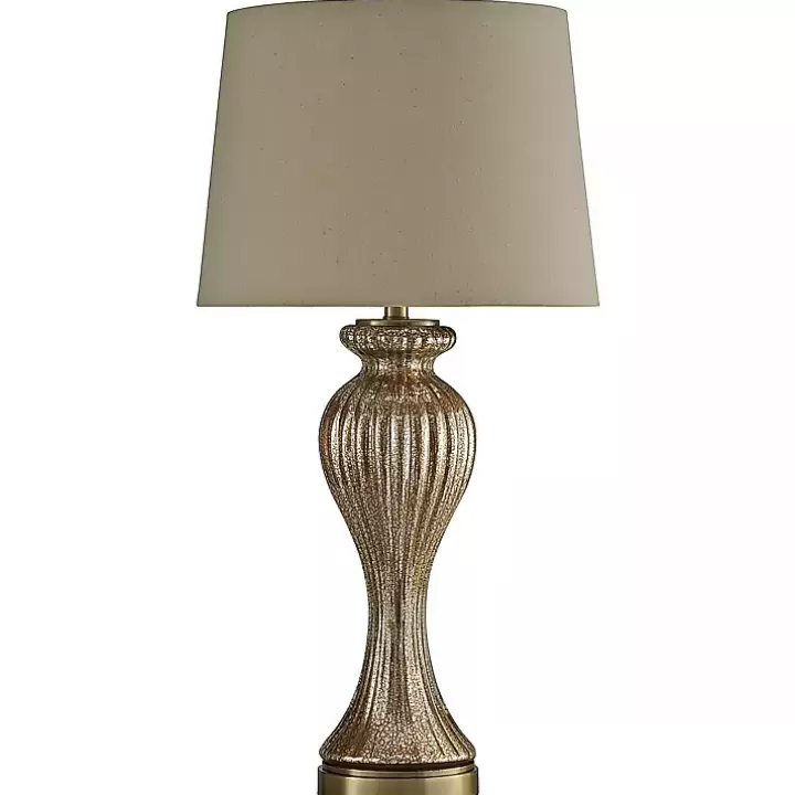Hot Glimmer Bronze Glass Table Lamp Table Lamps