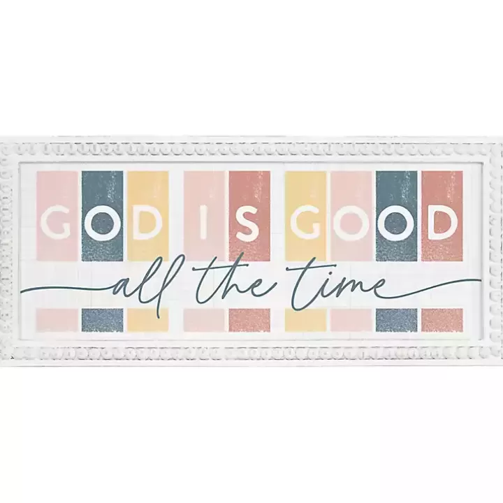 Sale God is Good All The Time Wall Plaque Wall Quotes & Signs