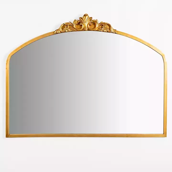 Shop Gold Lana Half Arch Ornate Wall Mirror Decorative Mirrors