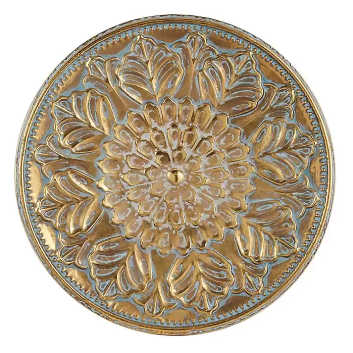 Hot Metal Floral Embossed Wall Sculpture Wall Plaques