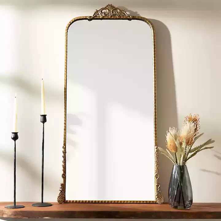 Online Gold Ornate Carved Large Wall Mirror Decorative Mirrors