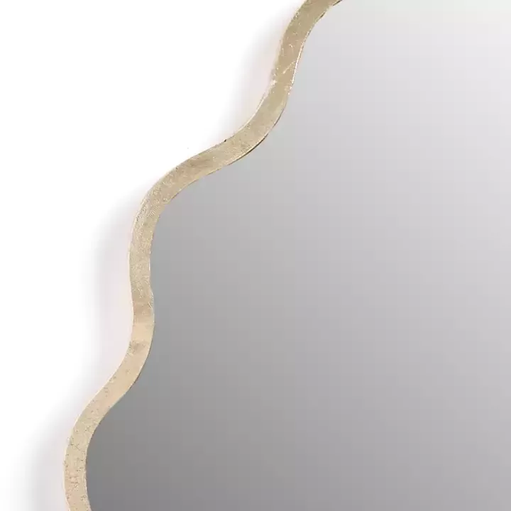 Outlet Gold Scalloped Seashell Wall Mirror Decorative Mirrors