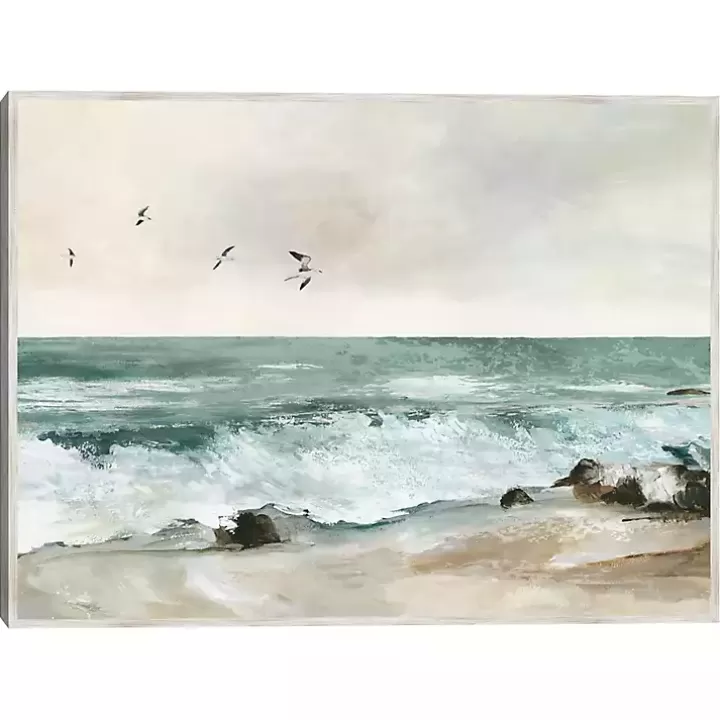 Sale Graceful Sea Framed Canvas Art Print Canvas Art