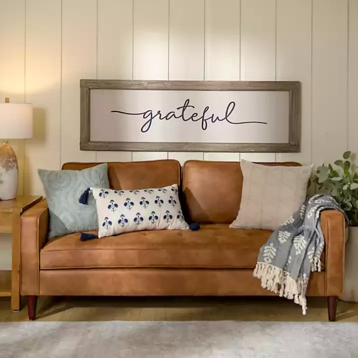 Outlet Grateful Wooden Wall Plaque Wall Quotes & Signs