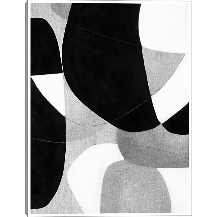 Fashion Gravity Abstract Framed Canvas Art Print Canvas Art