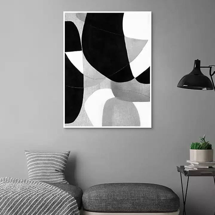 Fashion Gravity Abstract Framed Canvas Art Print Canvas Art