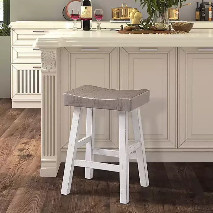 Discount & White Cooper Counter Stools, Set of 2 Bar Stools & Counter Height Stools