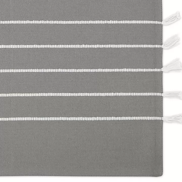 Flash Sale and White Striped Placemats, Set of 4 Table Linens