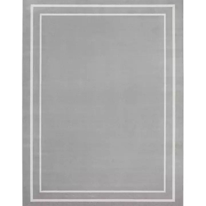 Shop Bordered Indoor/Outdoor Area Rug, 8x10 Outdoor Rugs
