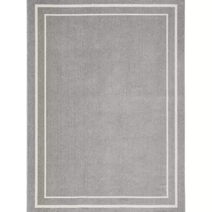 Cheap Bordered Indoor/Outdoor Area Rug, 5x7 Outdoor Rugs