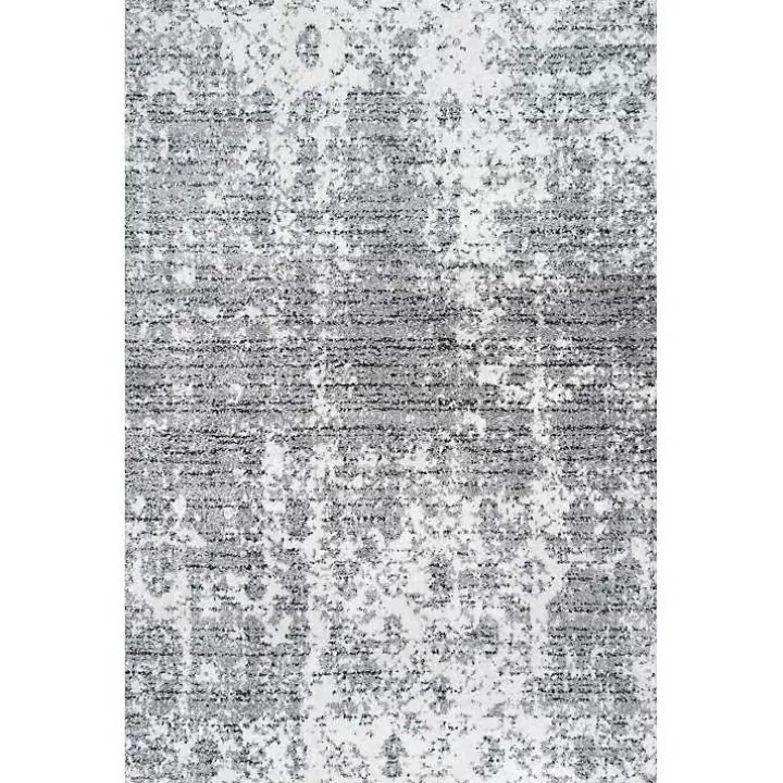 Store Gray Distressed Power Loomed Area Rug, 12x15 Area Rugs