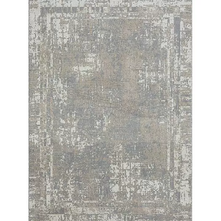 Clearance Distressed Washable Area Rug, 5x7 Area Rugs