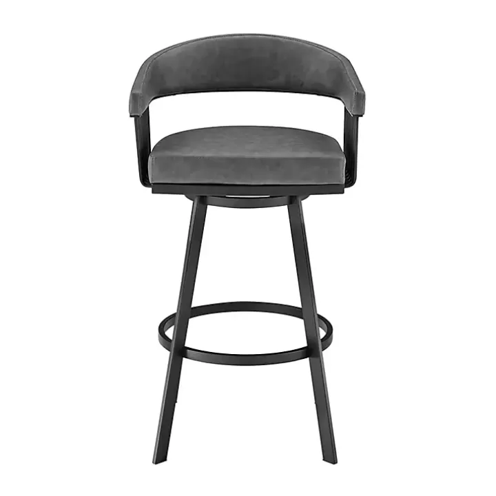 Sale Faux Leather Chelsea Swivel Bar Stool Bar Stools & Counter Height Stools