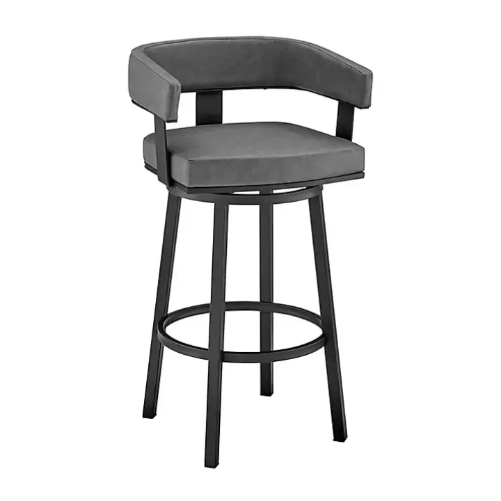 Best Faux Leather Lorin Swivel Counter Stool Bar Stools & Counter Height Stools