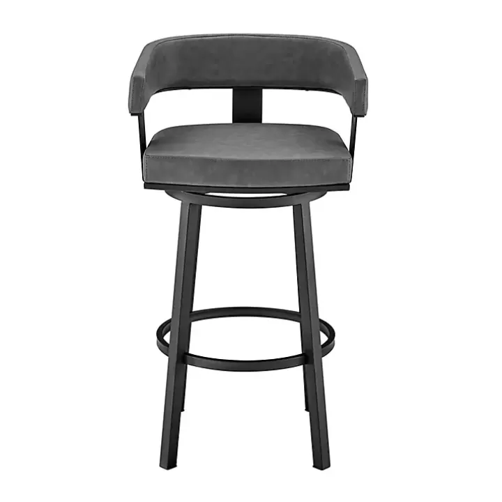 Best Faux Leather Lorin Swivel Counter Stool Bar Stools & Counter Height Stools